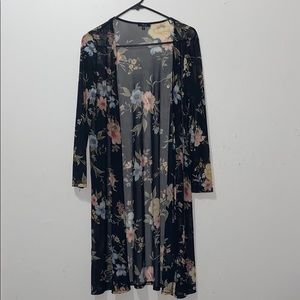 Sheer Floral Cover up